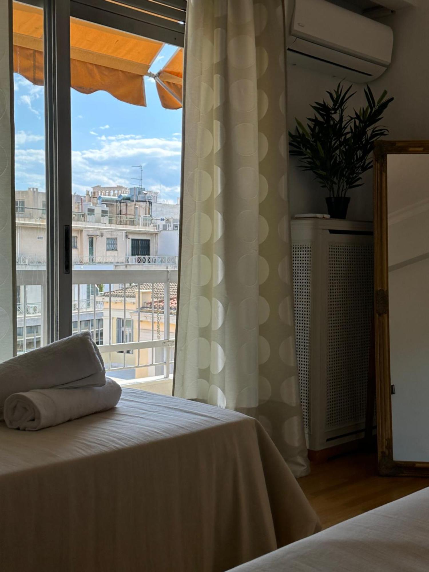 2 Bd Apt In Syntagma With Acropolis View Athena Bagian luar foto